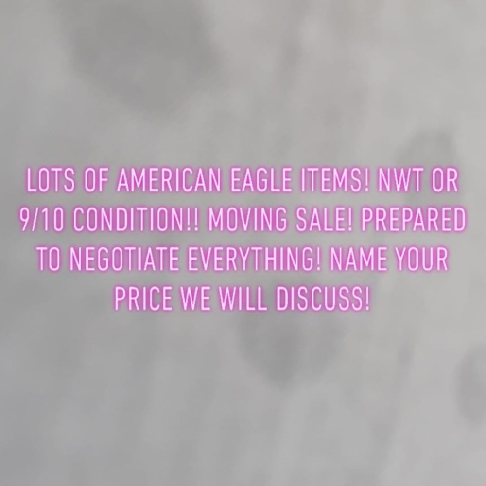 AEO American Eagle Items